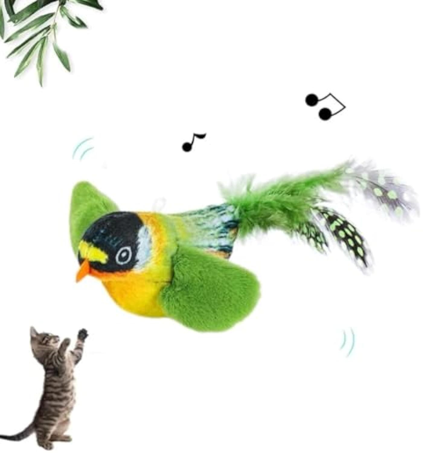Interactive Flapping Bird Cat Toy